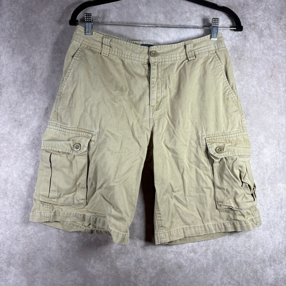 Polo Ralph Lauren Cargo Shorts Boys 16 Tan Classic Polo Chino Cotton Utility